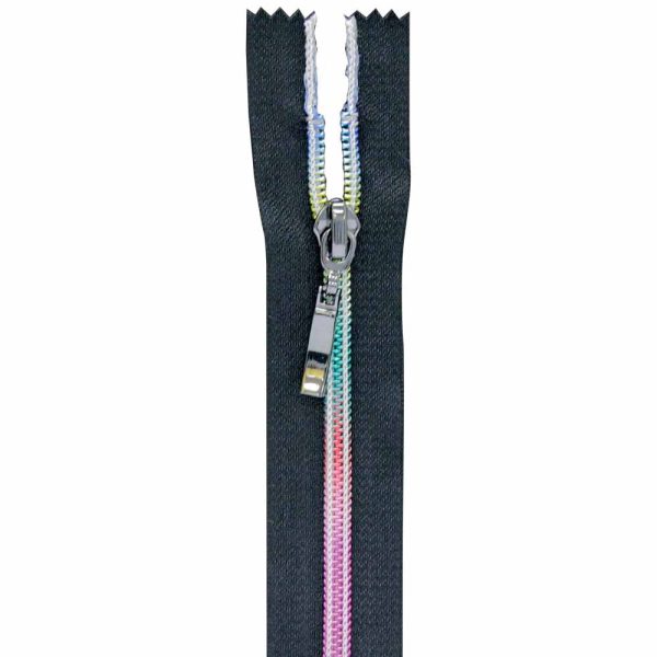 VIZZY Rainbow Fashion Closed End Zipper 50cm (20 ) - Black - 1777 Cheap