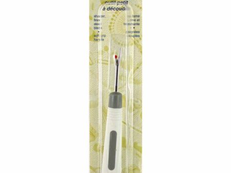 UNIQUE SEWING Soft Grip Seam Ripper Small - Grey and Cream on Sale