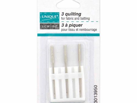 UNIQUE SEWING Quilting Needle Assort. - 70 9, 80 12, 90 14 - 3 count Cheap