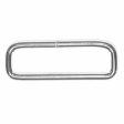 UNIQUE SEWING Rectangle Rings - 25mm (1 ) - Silver - 4 pcs. Fashion