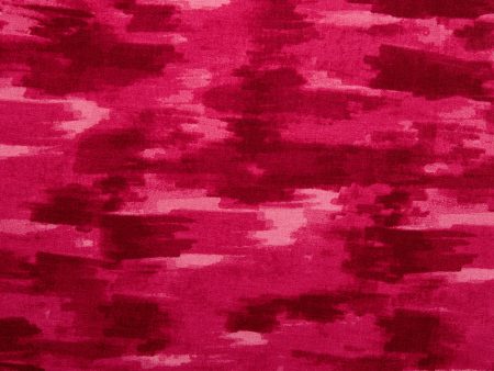 Blenders Cotton Print - Brush stroke - Fuchsia Discount