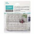 UNIQUE SEWING Plastic Bobbins in Reusable Box - 12pcs For Sale