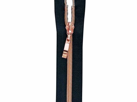 VIZZY Fashion Closed End Zipper 55cm (22 ) - Black - 1773 For Sale