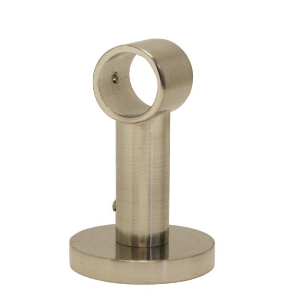 BRUSHED SILVER CEILING BRACKET - for a ¾   (19mm) diameter rod For Sale