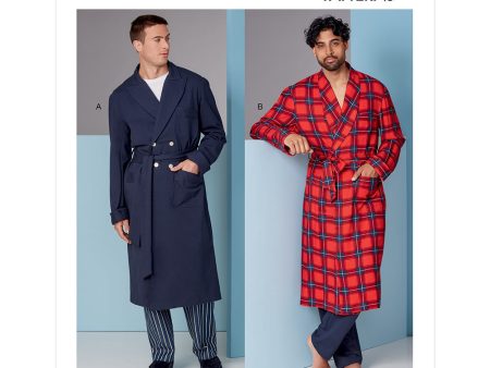 V1855 Men s Robe and Belt For Cheap