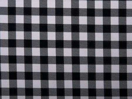 Printed Cotton - I LOVE CANADA - Plaids - Grey For Discount