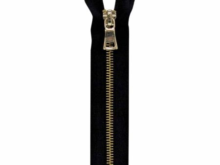 VIZZY Fashion One-Way Separating Zipper 50cm (20 ) - Black - 1736 Fashion