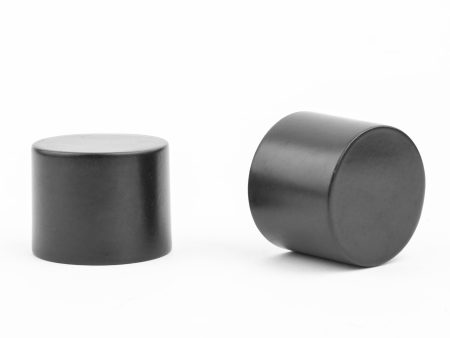 Metal end caps for 19mm rod - Black Online