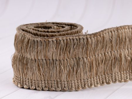 Brushed fringe 2 po (5 cm) Sand Hot on Sale