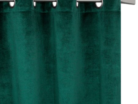 Grommet curtain panel - Luxe - Teal - 52 x 85   Online Hot Sale